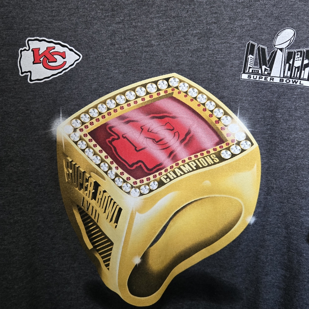 Kansas City Chiefs Super Bowl LVIII Champions Shirt Men’s Large Fanatics